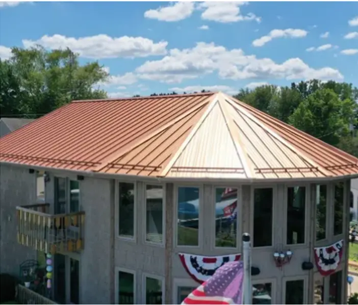 Commercial roof inspection documented in Tipton